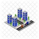 City Building Urban Icon