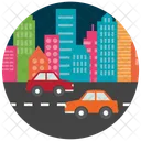 City Traffic Car Icon