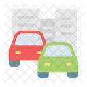 City Building Cars Icon