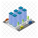City Building Urban Icon