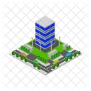 City Building Urban Icon
