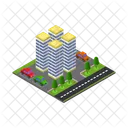City Building Urban Icon