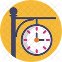 Public Transport City Clock Icon