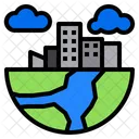 City Globe Plant Icon
