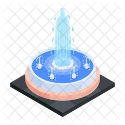 City Fountain  Icon