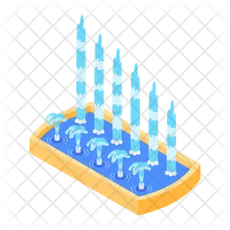 City Fountain  Icon