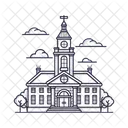 Building Meeting House Commercial Building Icon