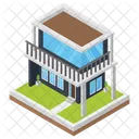 City Hall Meeting House Commercial Building Icon