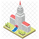 City Hall Architecture Meeting House Commercial Building Icon