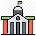 City Hall Building Meeting House Icon
