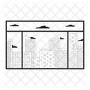 City Skyline Window Icon