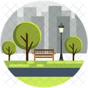 City Buildings Road Icon