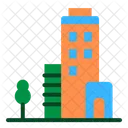 City Building Urban Icon