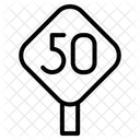 City Limit Sign Icon