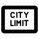City limit sign  Icon