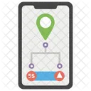 City Map Mobile Navigation Mobile Navigator Icon