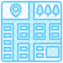 Navigation Planning Layout Icon