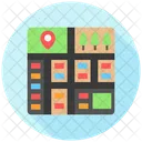 Navigation Planning Layout Icon