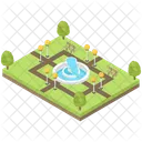 City Park Garden Recreational Park Icon