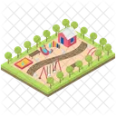City Park Garden Recreational Park Icon
