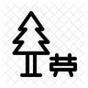 City Park Park Bench Icon