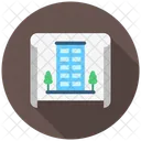 Urban Infrastructure Development Icon