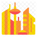 Cityscape Futuristic Urban Icon