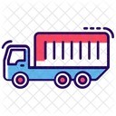 City Truck Container Truck Transportation Icon