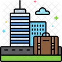 City Vacation Building Architecture Icon