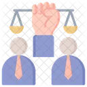 Civil Law Support Equity Icon