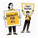 Civil Rights Demonstration Advocacy Icon