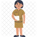 Civil Servant Worker Icon