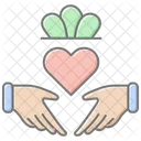 Claddagh Ring Lineal Color Icon Icon