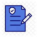Claim Contract Finance Icon
