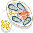 Clam Meal Restaurant Icon