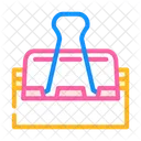 Clamp Stationery Color Icon