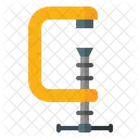 Clamp Holding Tool Gripping Icon