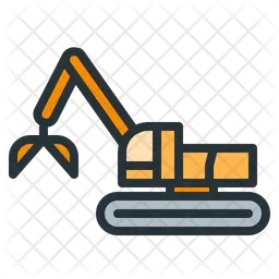 Clamshell excavator  Icon