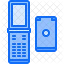 Clamshell Phone  Icon