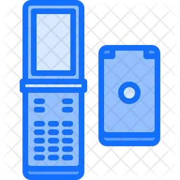 Clamshell Phone  Icon