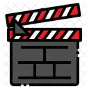 Clapboard Clapperboard Action Icon