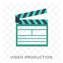 Clapper Video Production Icon