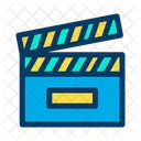 Cinematography Clapboard Clapper Icon