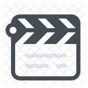 Clapperboard Cinema Video Icon