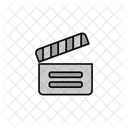 Clapper Movie Clapperboard Icon