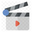 Clapperboard Clapboard Multimedia Icon