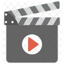 Clapperboard Movie Multimedia Icon