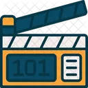 Clapperboard Cinema Cinematography Icon