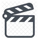 Clapperboard Shooting Cinema Icon