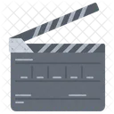 Clapperboard Film Cinema Icon